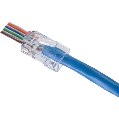 IDEAL Feed-Thru CAT-6 RJ45 Modular Plugs, 100 Pack - view 5