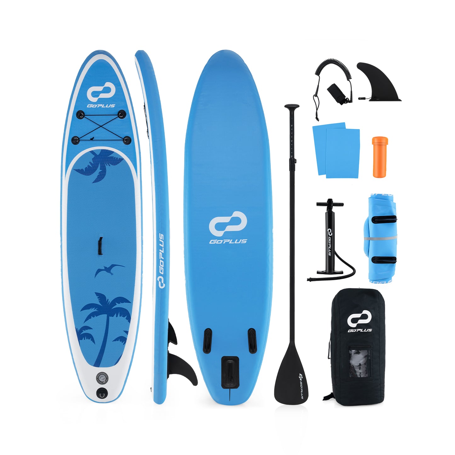 Inflatable Stand Up Paddle Board with Premium SUP Accessories-S - S