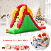 Inflatable Water Slide Bounce House with Climbing Wall Jumper and 480W Blower