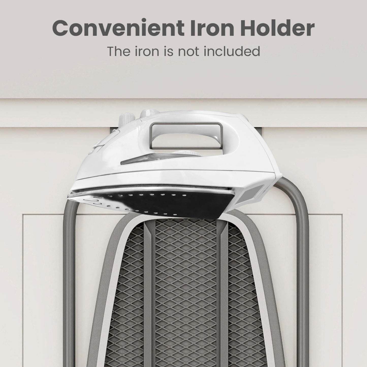Ironing Board Space-Saving Metal Hanging Ironing Board