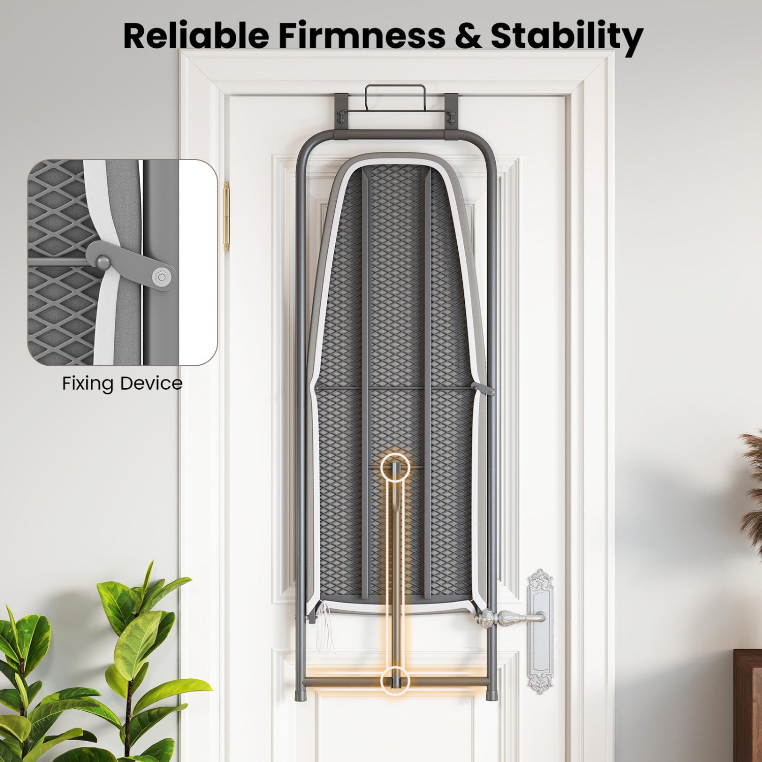 Ironing Board Space-Saving Metal Hanging Ironing Board