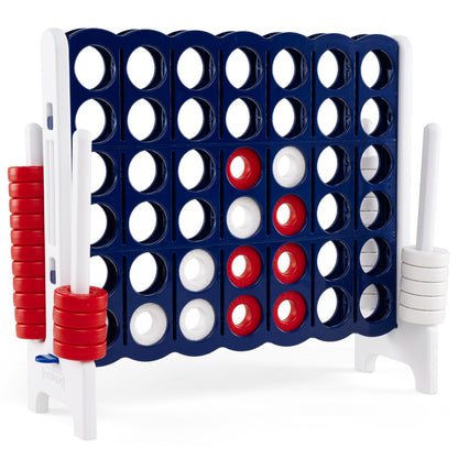 4-to-Score 4 in A Row Giant Game Set for Kids Adults Family Fun - White