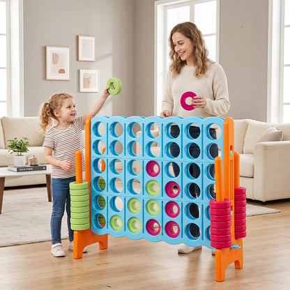 Jumbo 4-to-Score Game Set 3.5FT Tall Oversized Outdoor Lawn Game
