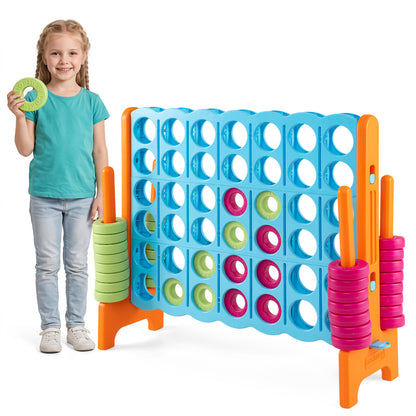 Jumbo 4-to-Score Game Set 3.5FT Tall Oversized Outdoor Lawn Game