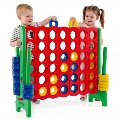 Jumbo 4-to-Score Game Set 3.5FT Tall Oversized Outdoor Lawn Game