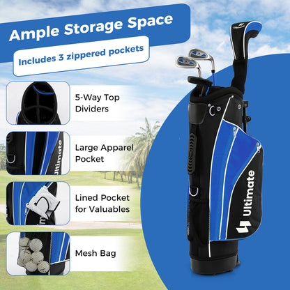 Junior Complete Golf Club Set For Age 8 to 10
