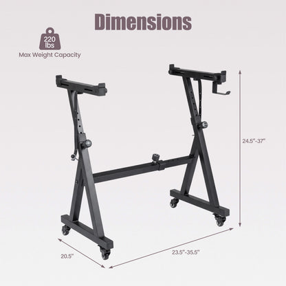 Adjustable Keyboard Stand for 49-88 Key Electric Pianos