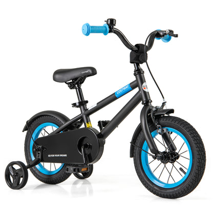 Kids Bike with Adjustable Handlebar and Saddle Black