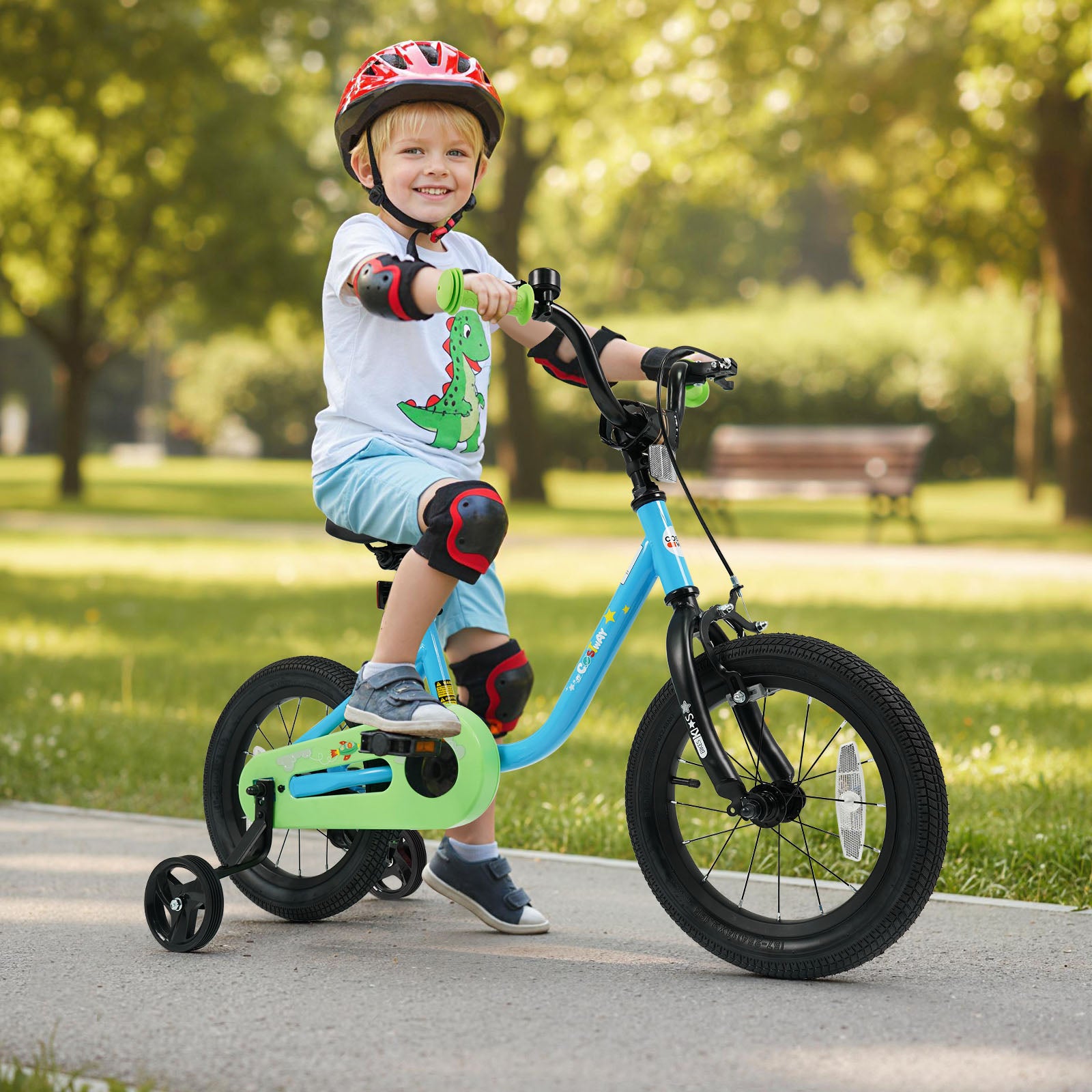 Kids Bike for 3-7 Years Old Boys and Girls 12/14/16-Inch Children Bicycle Blue-14 Inches