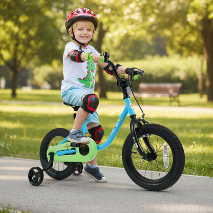 Kids Bike for 3-7 Years Old Boys and Girls 12/14/16-Inch Children Bicycle Blue-14 Inches