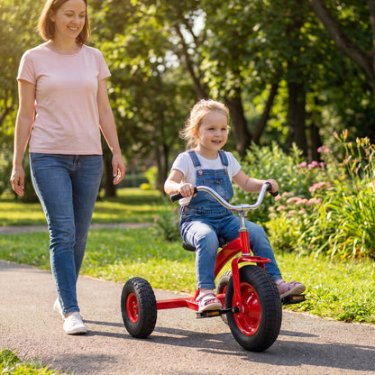 Kids Carbon Steel Bike with 15-Inch Inflatable Tires
