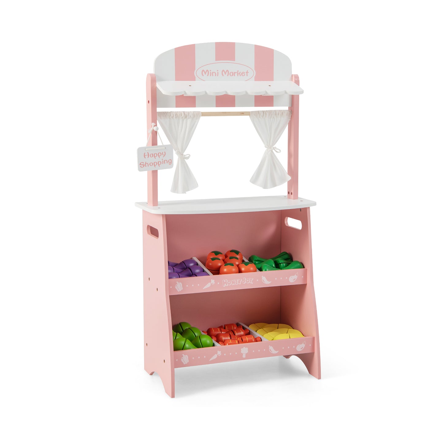 Kid's Farmers Market Stand-Blue - Pink