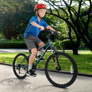 Kids Mountain Bike 20 24 Inch Child Bicycle for Boys Girls Aged 8+ Years Old Navy-24 Inch