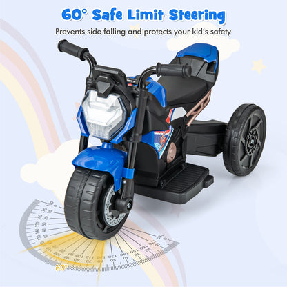 Kids Ride-on Motorcycle 6V Battery Powered Motorbike with Detachable Training Wheels