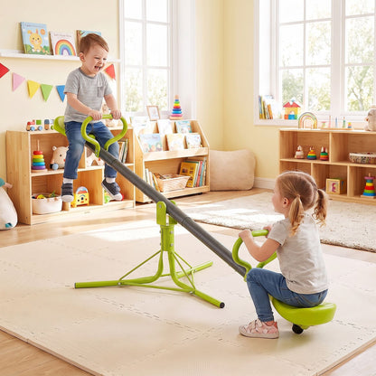 Kids Seesaw Swivel Children Teeter Totter Outdoor Play Set for 2 Children