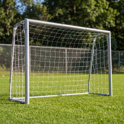 Kids Soccer Goal with Tear-Resistant Net and Ground Stakes for Professional Everyday Match