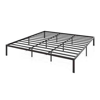 Full/Queen/King Size Metal Bed Frame Heavy Duty Support Slats Mattress Foundation
