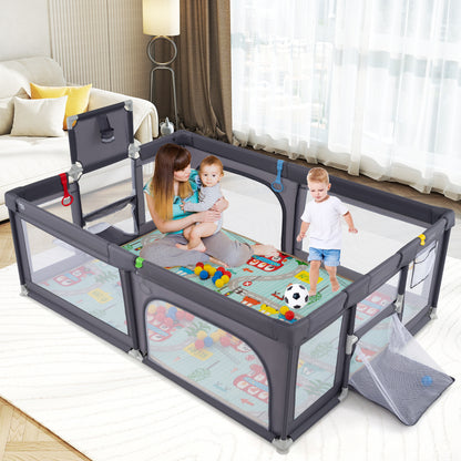 Large Baby Playpen with Mat and Ocean Balls