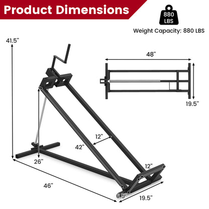 Lawn Mower Lift Jack Riding Mower Lift-Black