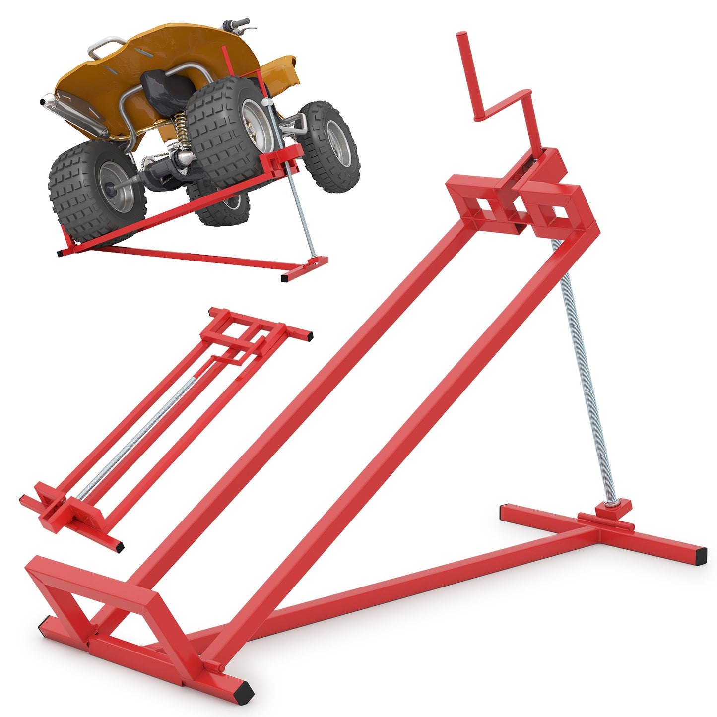 Lawn Mower Lift Jack Riding Mower Lift-Red