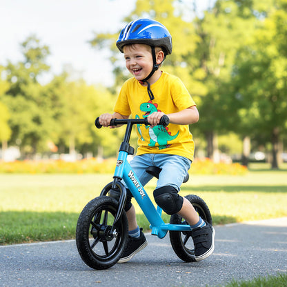 Lightweight Toddler Balance Bike No Pedal Training Bicycle-Blue