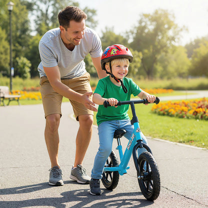 Lightweight Toddler Balance Bike No Pedal Training Bicycle-Blue