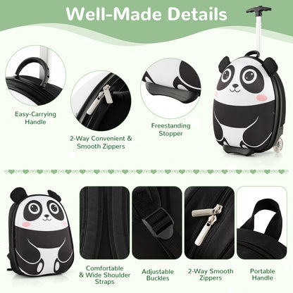 Lightweight and Portable Rolling Suitcase for Children