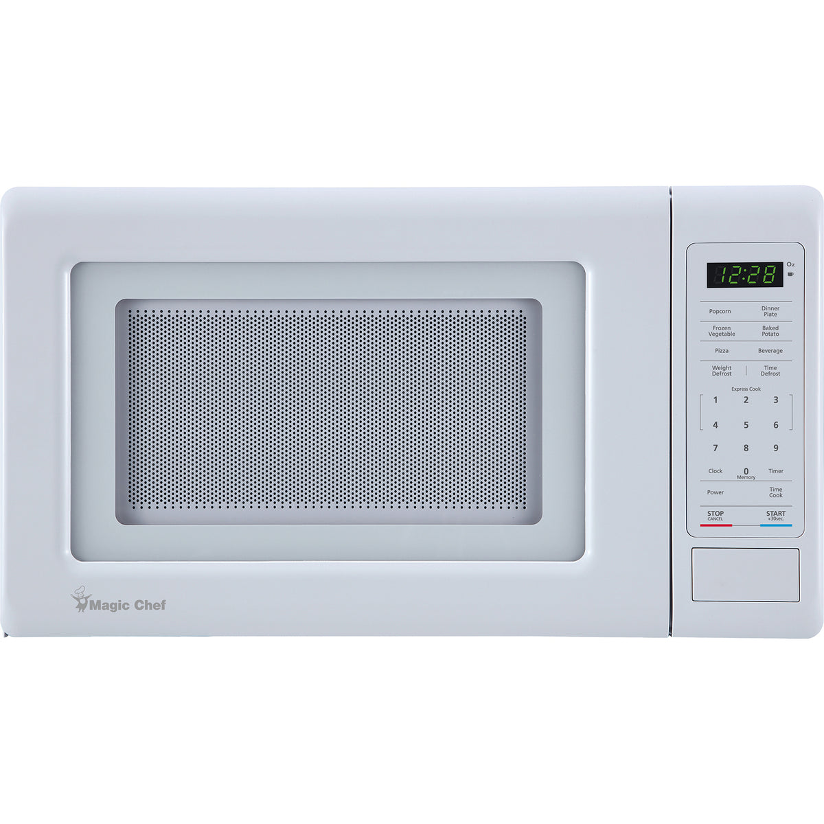 Magic Chef 0.7 Cu. Ft. 700W Countertop Microwave with Digital Touch Controls - White