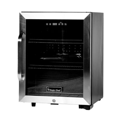 Magic Chef Commercial 2.1 Cu. Ft. 58-Can Glass-Door Beverage Cooler, Stainless - view 4