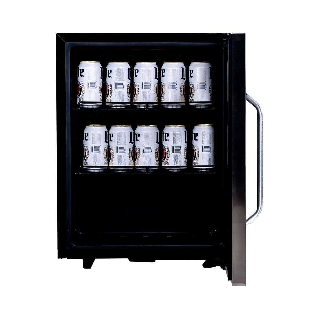 Magic Chef Commercial 2.1 Cu. Ft. 58-Can Glass-Door Beverage Cooler, Stainless - view 9