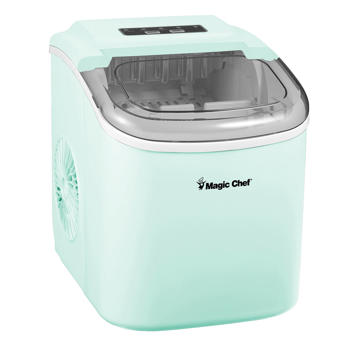 Magic Chef Portable Countertop Ice Maker, 27 Lb. per Day - Mint Green