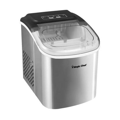Magic Chef Portable Countertop Ice Maker, 27 Lb. per Day - Stainless Steel - view 3