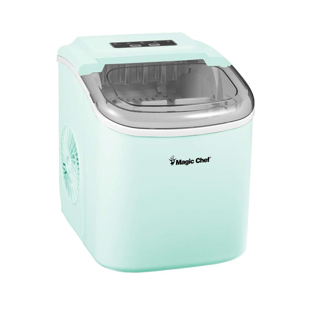 Magic Chef Portable Countertop Ice Maker, 27 Lb. per Day - Mint Green - view 3