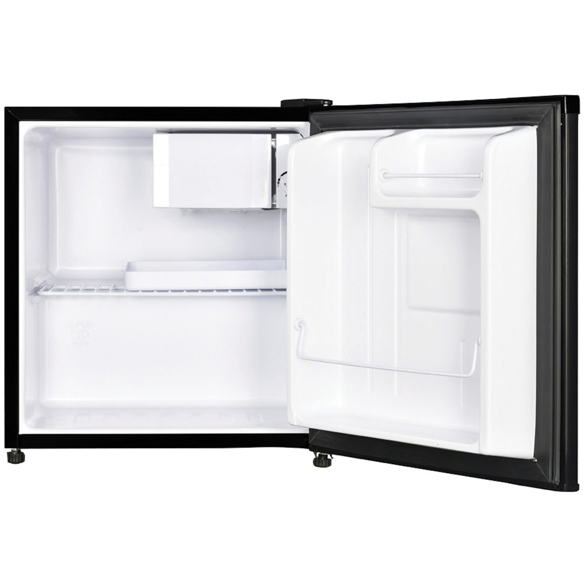 Magic Chef 1.7 Cu. Ft. Compact Refrigerator with Freezer Compartment, Black - view 3