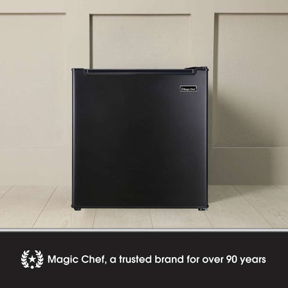 Magic Chef 1.7 Cu. Ft. Compact Refrigerator with Freezer Compartment, Black - view 12
