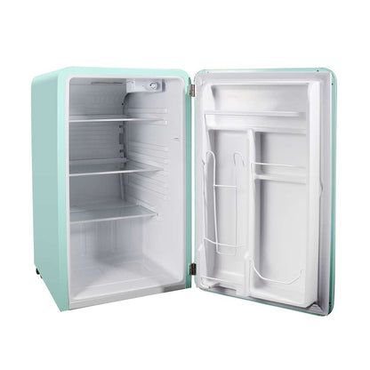 Magic Chef 3.2 Cu. Ft. Retro Mini Fridge with Chrome Handle - Mint Green - view 6