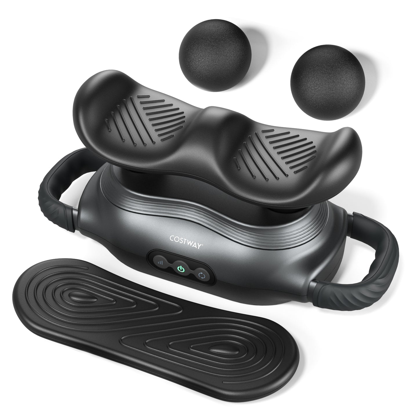 Massage Gun Deep Tissue with 3 Switchable Massage Heads and 3 Modes-Black