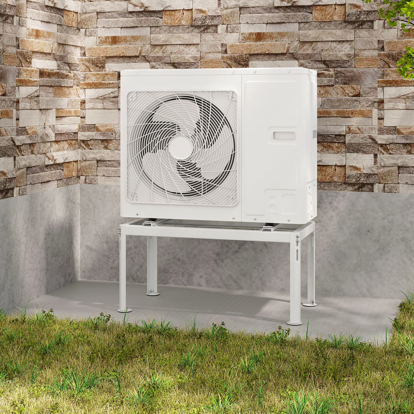Mini Split Ground Stand for 9000-18000 BTU Ductless Air Conditioner