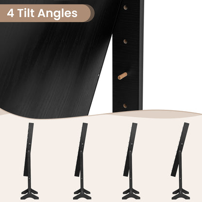 Mirror Jewelry Cabinet with 20 Warm Lights and 4 Tilt Angles