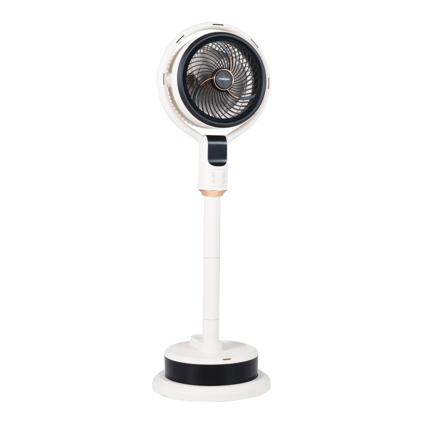 Misting Pedestal Fan Air Circulator with 90° Auto Oscillation Floor Standing Fan with 8 Speeds