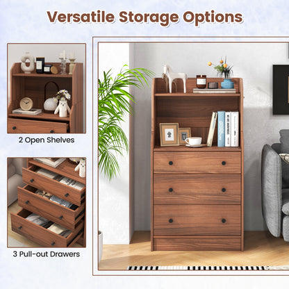 Storage Dresser with Anti-Toppling Device, 44" Tall
