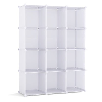 Modular Kids Wardrobe with 10 Cubes & Hanging Rod