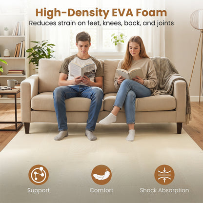 Interlocking Foam Floor Tiles 36-Pack with Borders