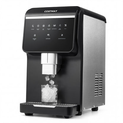 Nugget Ice Maker with Self Dispensing 80 LBS Per Day Chewable Pellet Ice Machine