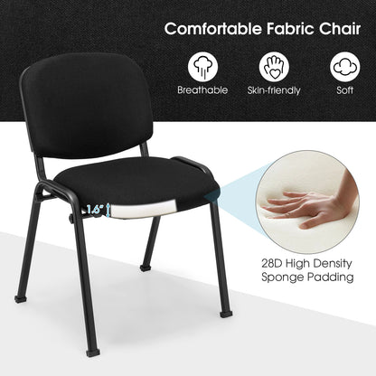 Office Chair with Metal Frame and Padded Cushions for Conference Room