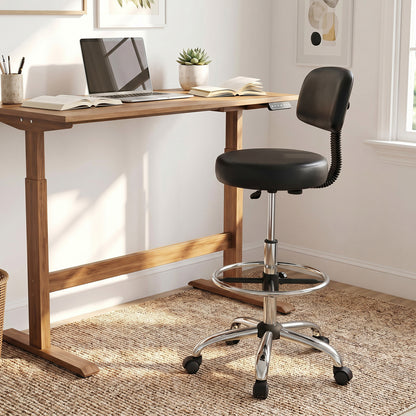Drafting Chair with Adjustable Height & Footring