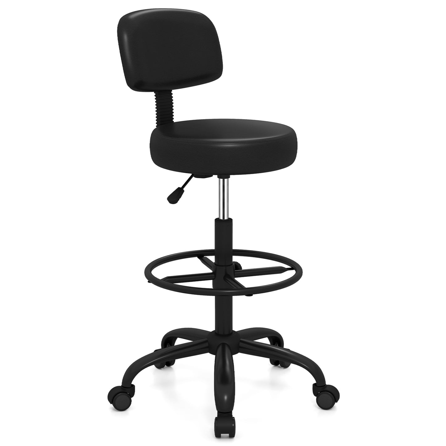 Drafting Chair with Adjustable Height & Footring