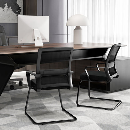 Office Guest Chair with Lumbar Support for Waiting Room