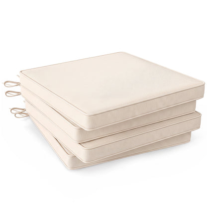 Outdoor Chair Cushions Set of 4 - Waterproof Olefin 20x20