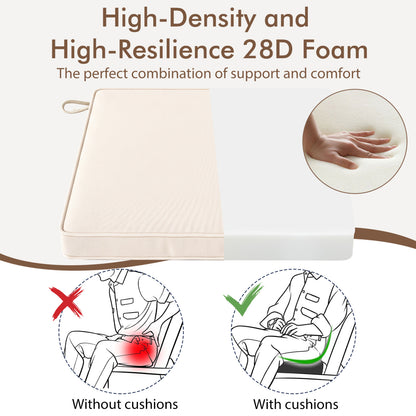 Outdoor Chair Cushions Set of 4 - Waterproof Olefin 20x20